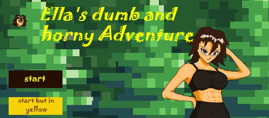 Ella’s Dumb and Horny Adventure gameplay screenshot 5 (Others adult game) by H. Potato – free download