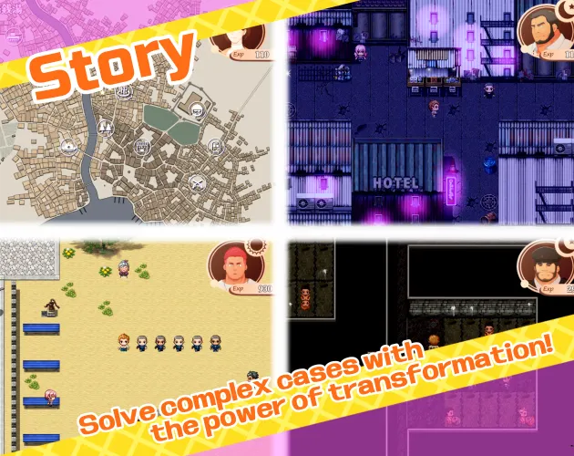 The Transforming Detective gameplay screenshot 5 (Ren'Py adult game) by Tsukumon – free download