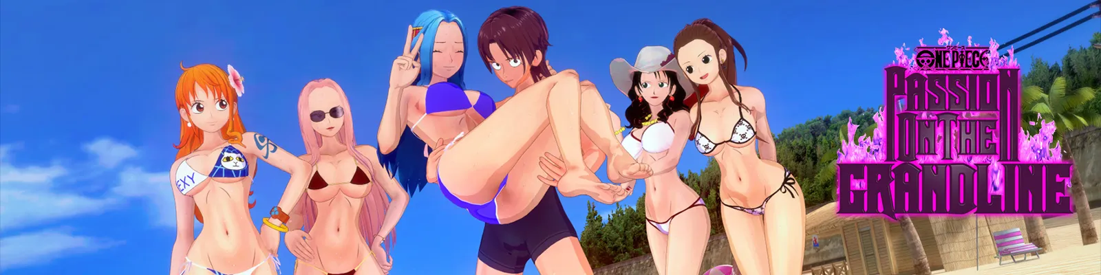 One Piece: Passion on the Grand Line cover 0.4.0 – Ren'Py adult game by StoneHead Productions free download
