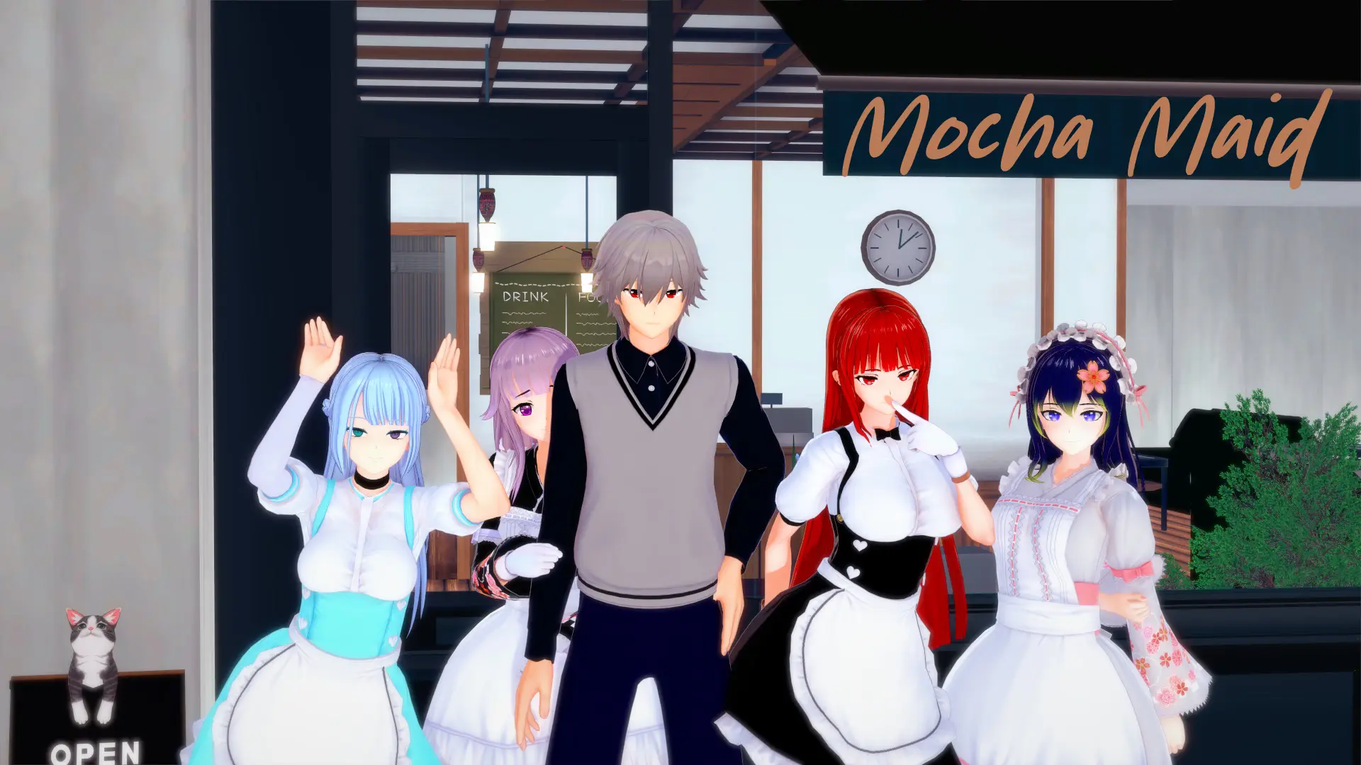 Mocha Maid gameplay screenshot 9 (Ren'Py adult game) by LulluDev – free download