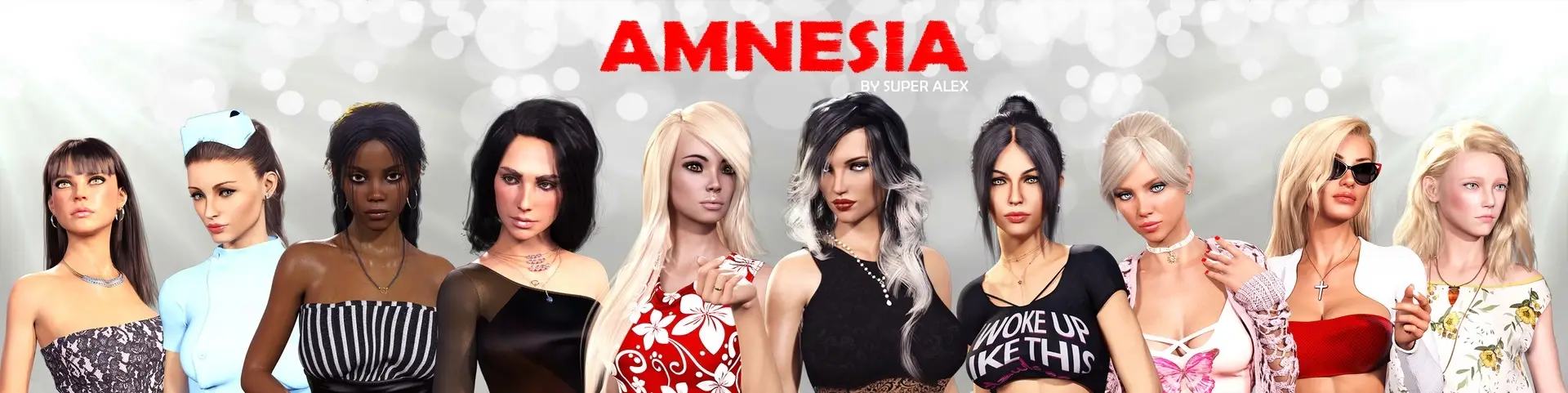 Amnesia gameplay screenshot 2 (Ren'Py adult game) by Super Alex – free download