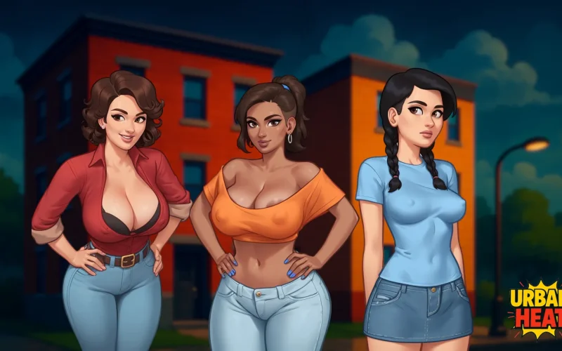 UrbanHeat cover 0.3.0.2 – Ren'Py adult game by Lustful Lab free download
