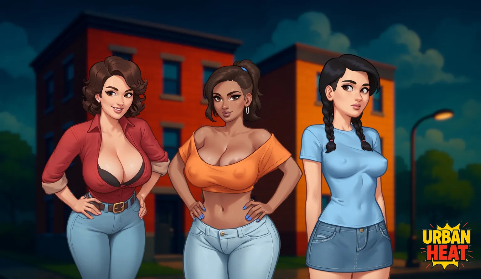 UrbanHeat cover 0.3.0.2 – Ren'Py adult game by Lustful Lab free download