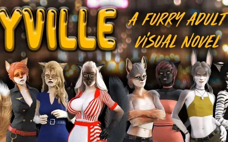 Furryville cover 0.267 – Ren'Py adult game by Furry Moon Games free download