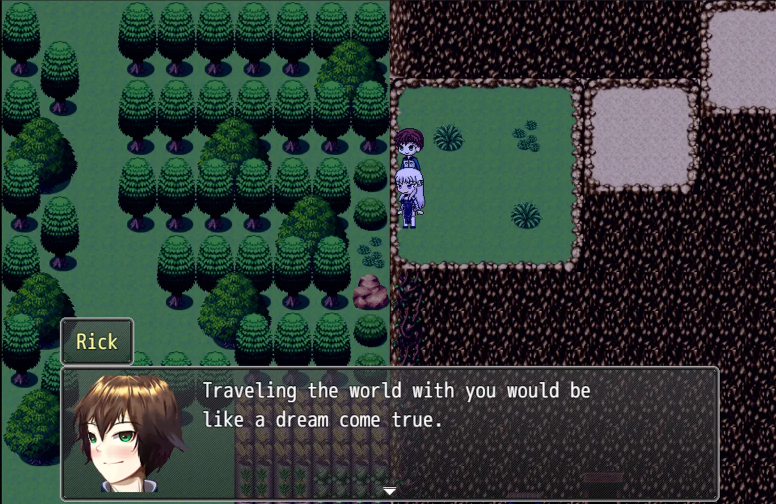 Adventuring with Belfast in Another World gameplay screenshot 4 (Ren'Py adult game) by Templar Studios – free download
