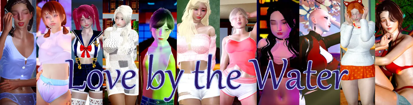 Love by the Water cover 0.6.5 – Ren'Py adult game by CURE free download
