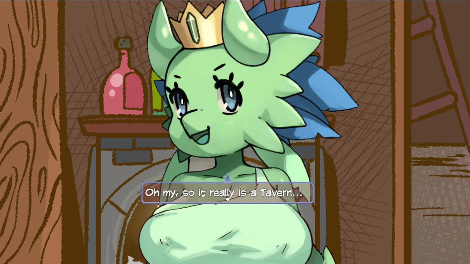 Queen of Clubs gameplay screenshot 4 (Ren'Py adult game) by Towerfag – free download