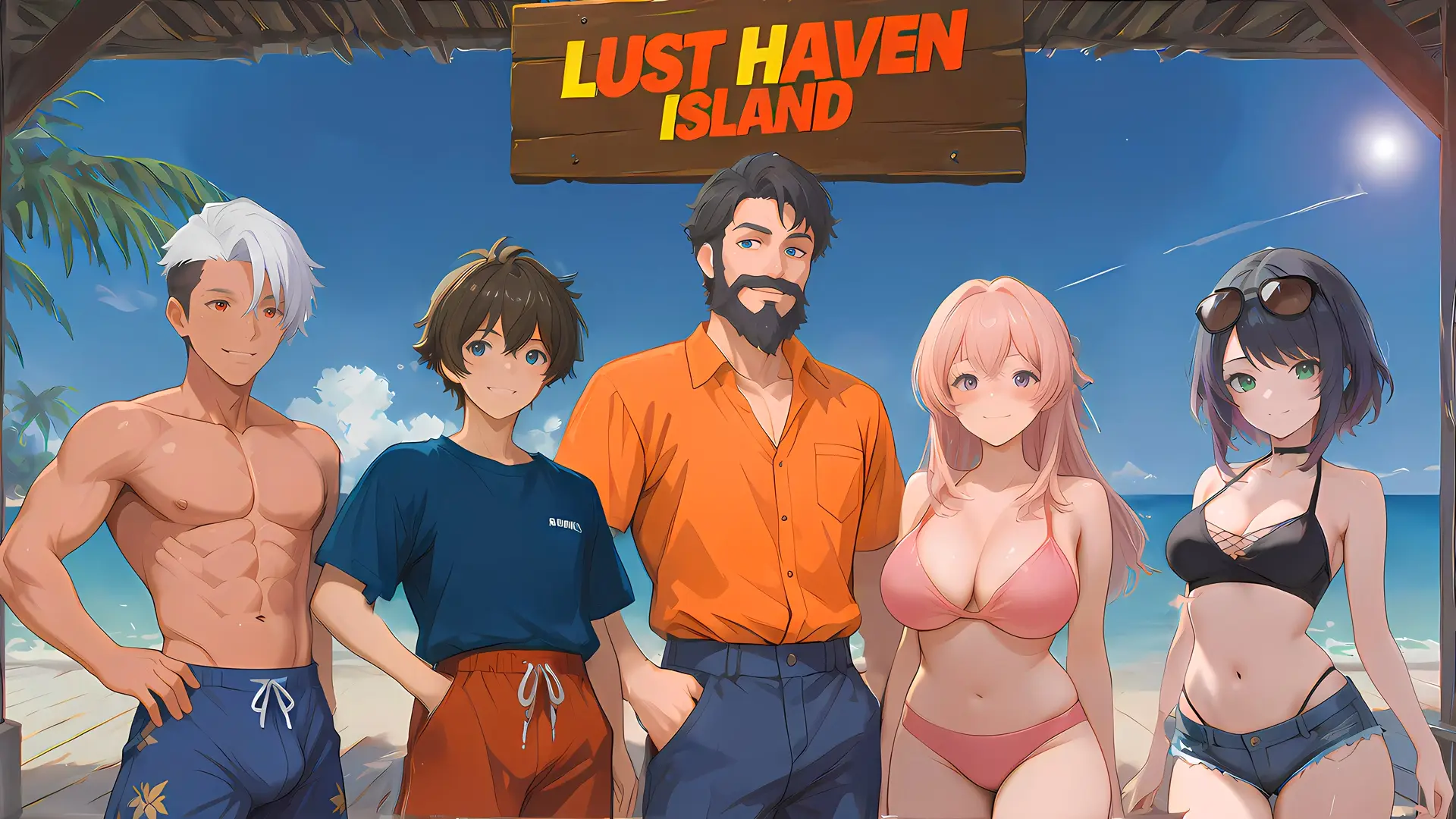 Lust Haven Island! Forbidden Shores gameplay screenshot 6 (Ren'Py adult game) by Roze – free download