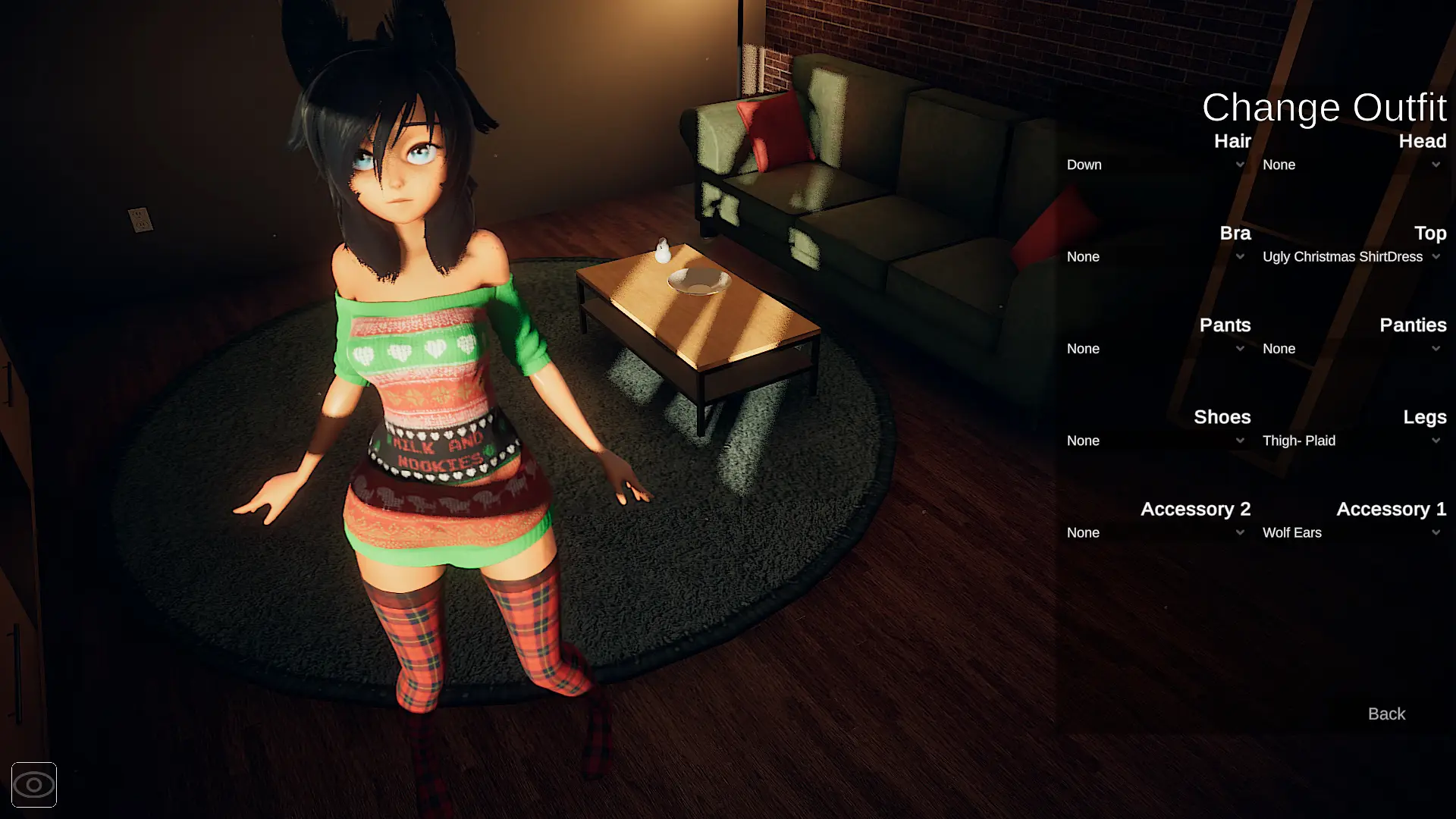 Our Apartment gameplay screenshot 10 (Ren'Py adult game) by Momoiro Software – free download