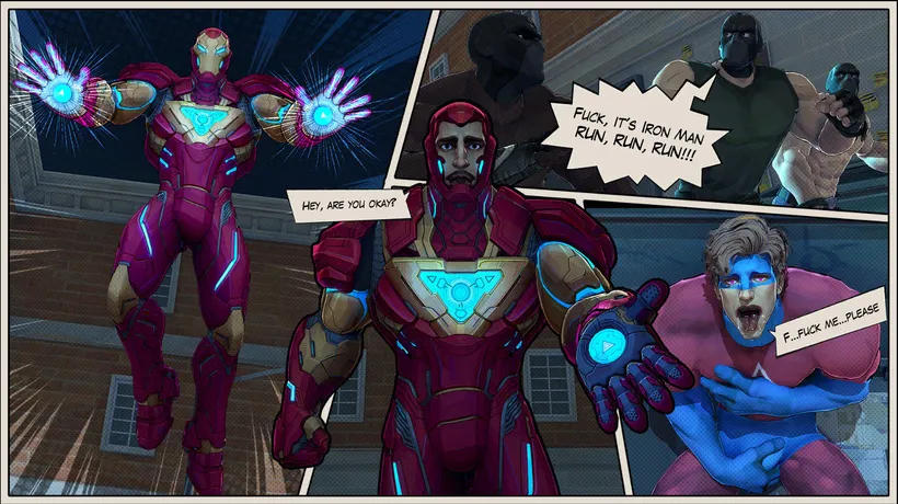 Superheat Heroes gameplay screenshot 4 (Ren'Py adult game) by Sonpih – free download