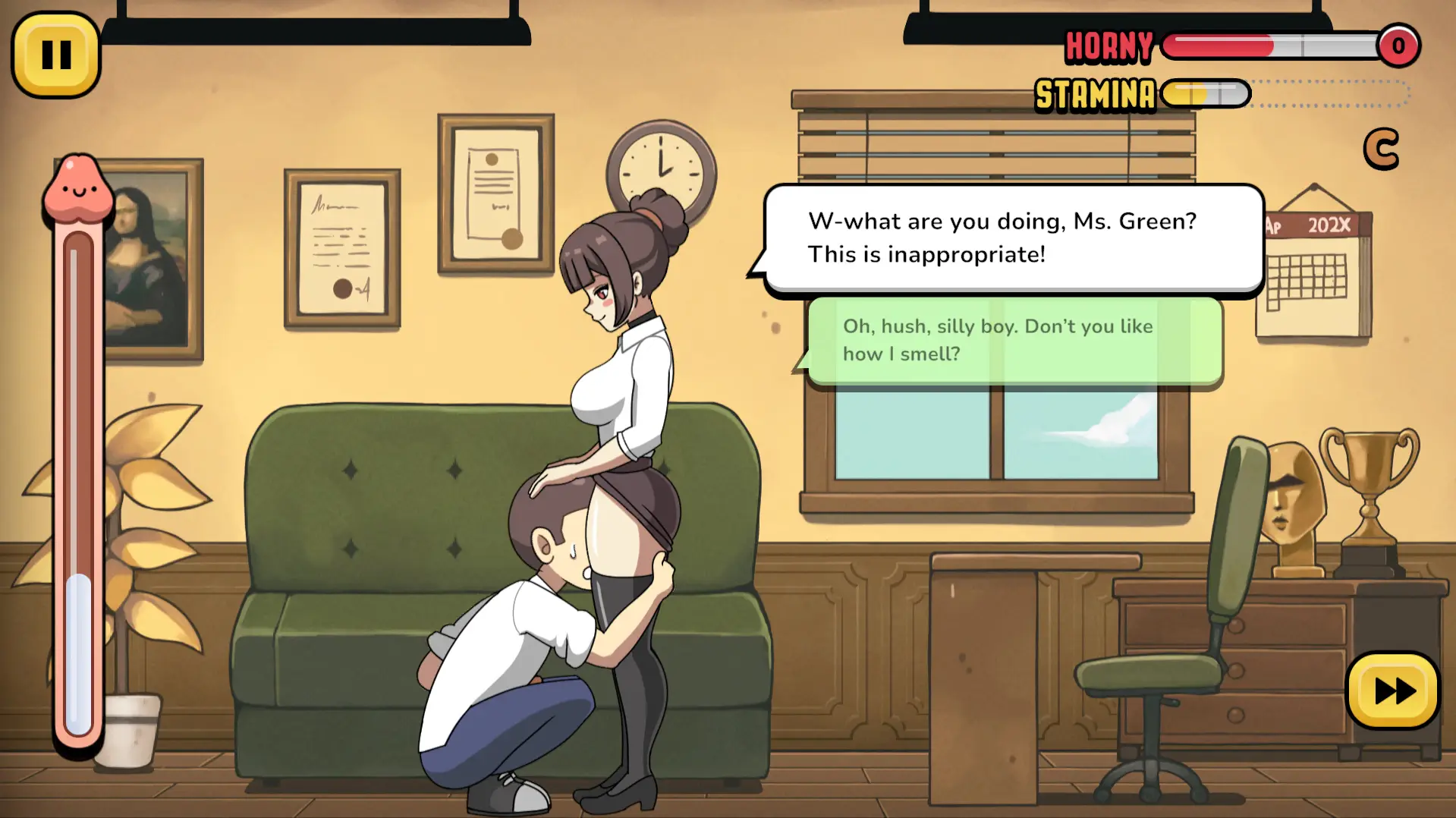 Problematic Subjects gameplay screenshot 3 (Ren'Py adult game) by BabusGames – free download