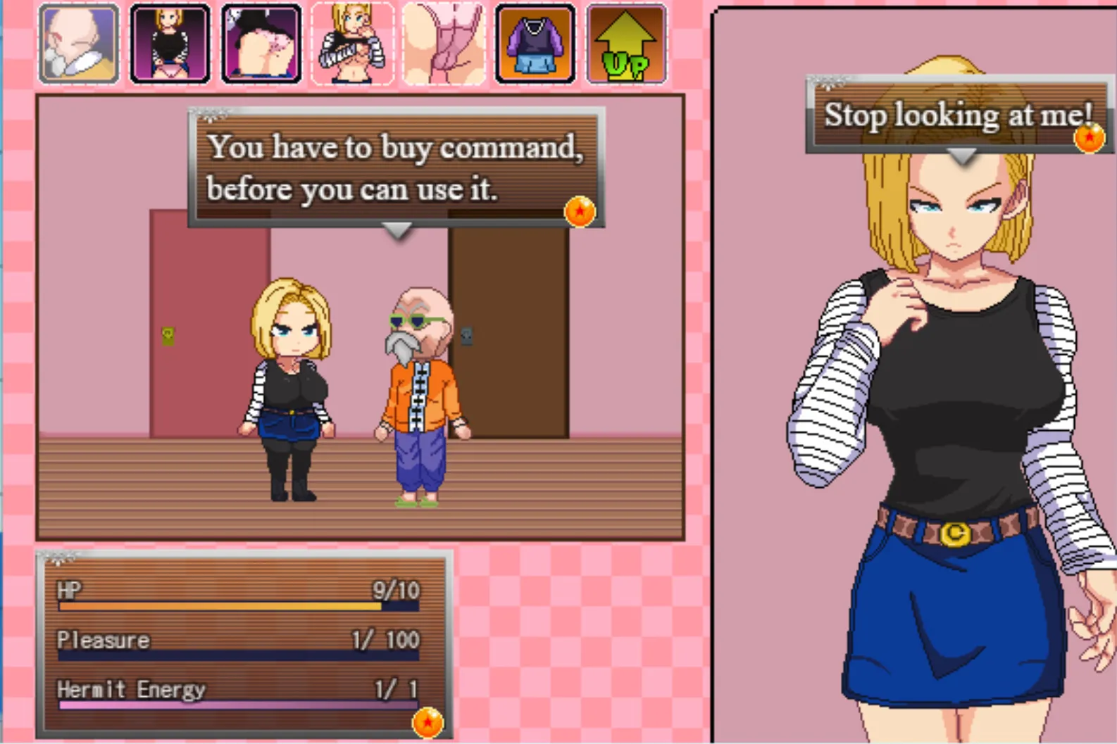 Jackie Chun gameplay screenshot 11 (Ren'Py adult game) by Pervy_Buu/Zeromissy – free download