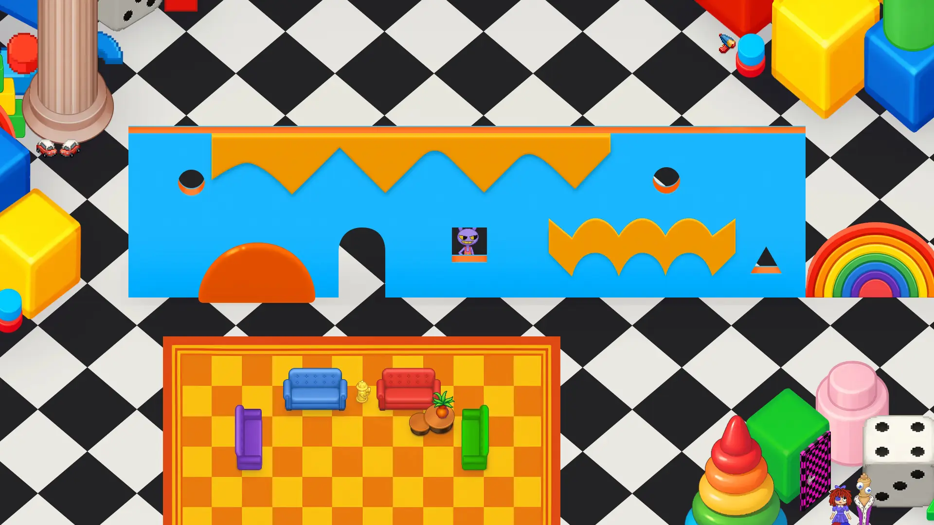 The Amazing Digital LEWD Circus gameplay screenshot 1 (Ren'Py adult game) by Somnambula LinkTree – free download