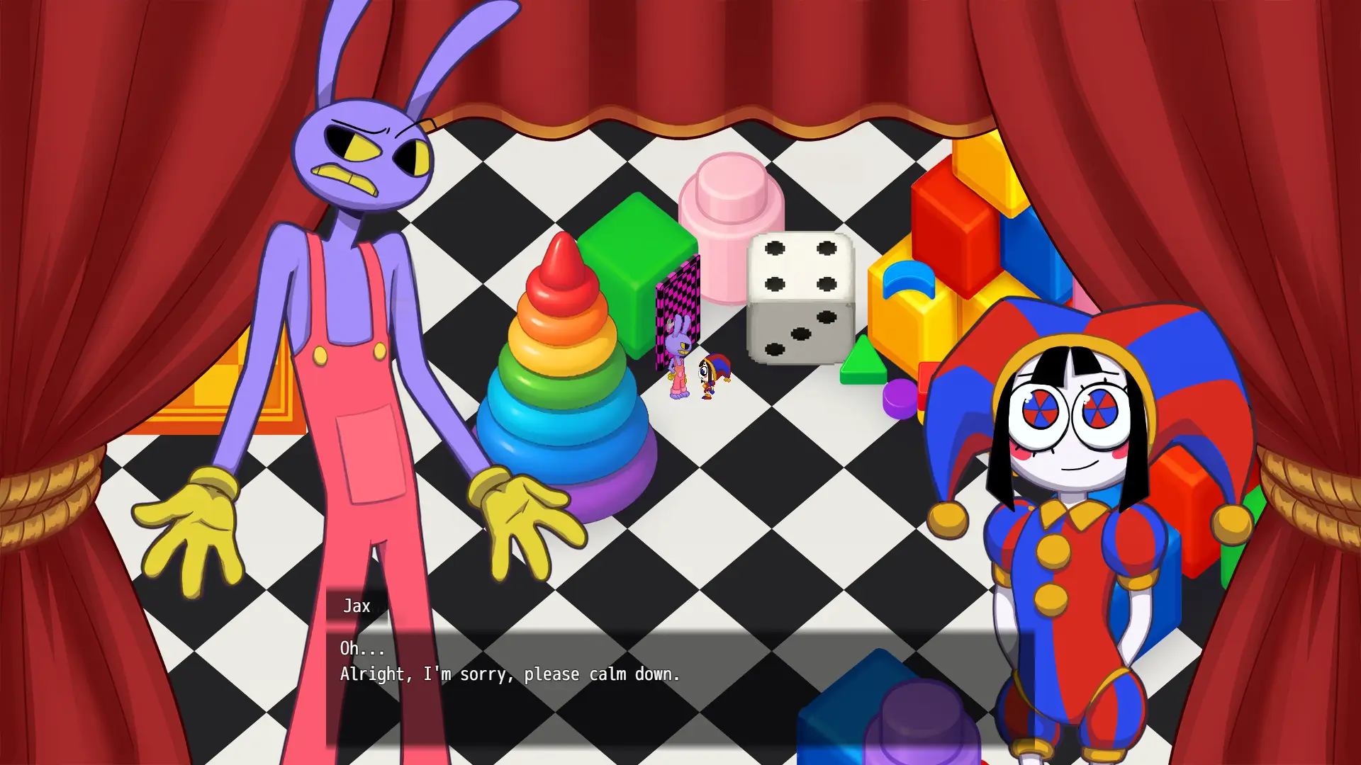 The Amazing Digital LEWD Circus gameplay screenshot 2 (Ren'Py adult game) by Somnambula LinkTree – free download