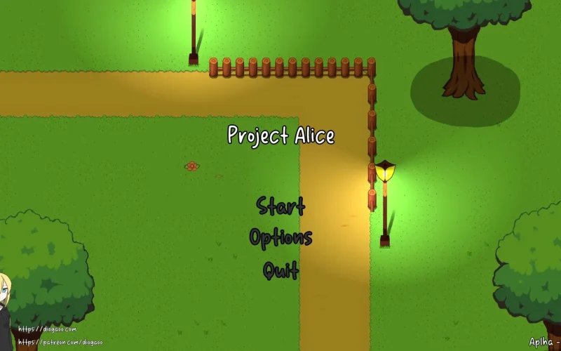 Project Alice cover Alpha v0.0.8c – Ren'Py adult game by diogaoo free download