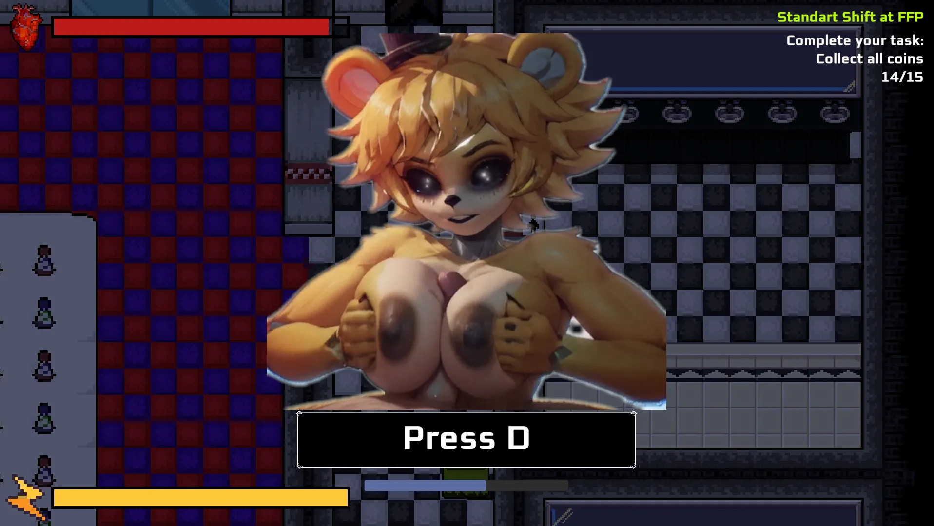 Another FNAF parody gameplay screenshot 1 (Ren'Py adult game) by Timekss – free download