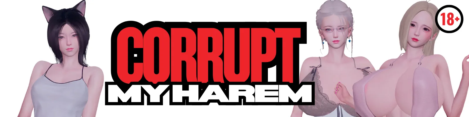 Corrupt My Harem cover 6.0 – Ren'Py adult game by Akihiru free download