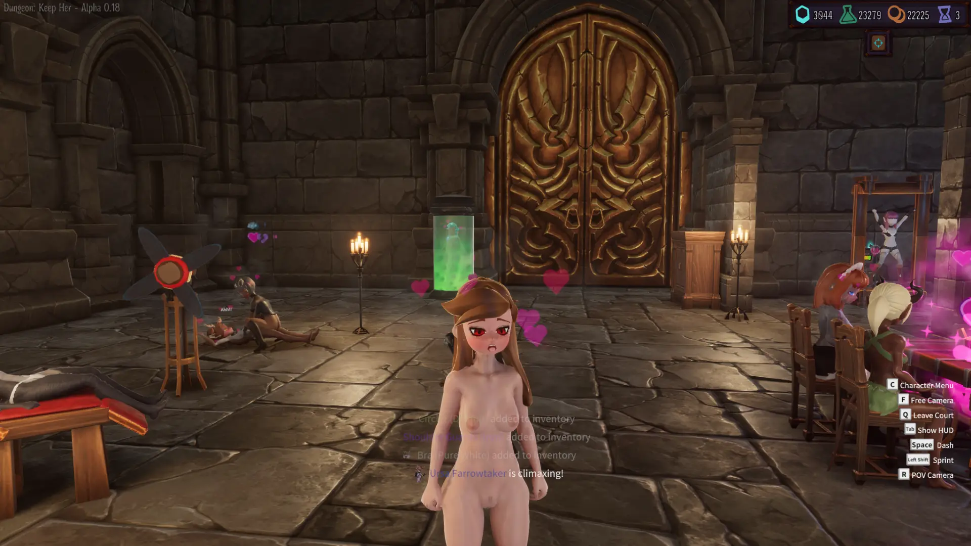 Dungeon: Keep Her gameplay screenshot 18 (Ren'Py adult game) by keepherdev – free download