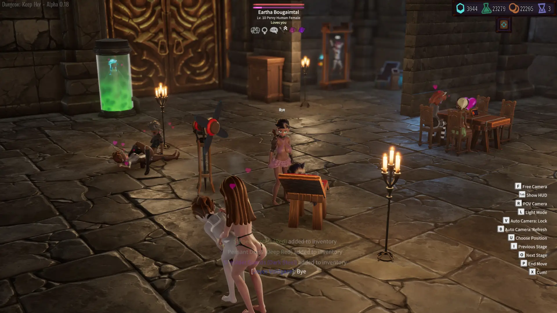 Dungeon: Keep Her gameplay screenshot 16 (Ren'Py adult game) by keepherdev – free download