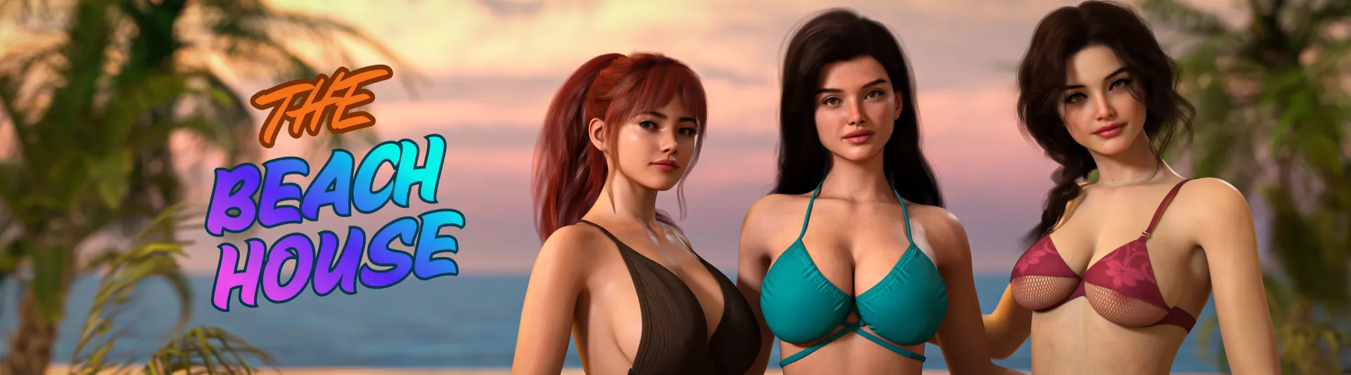 The Beach House cover 0.2 – Ren'Py adult game by Roki free download