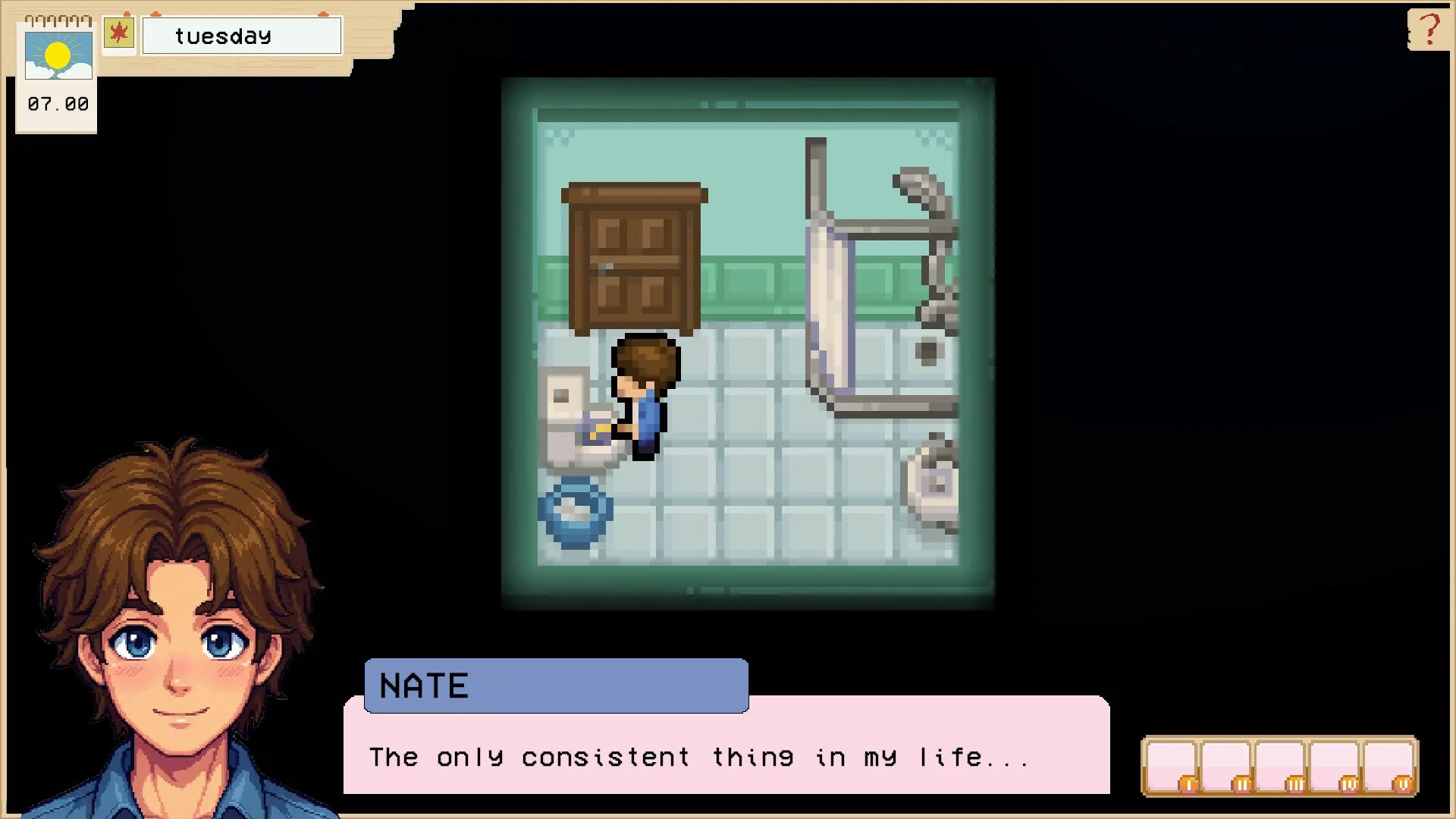 Naughty Nate : Tattoo gameplay screenshot 3 (Ren'Py adult game) by Erotales – free download