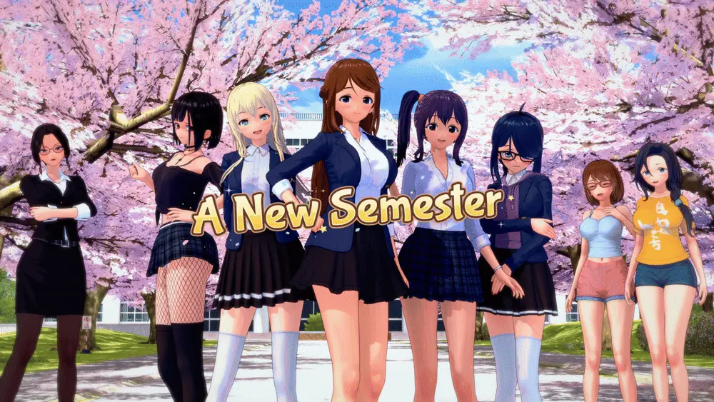 A New Semester cover 0.1 Remake – Ren'Py adult game by pheno free download