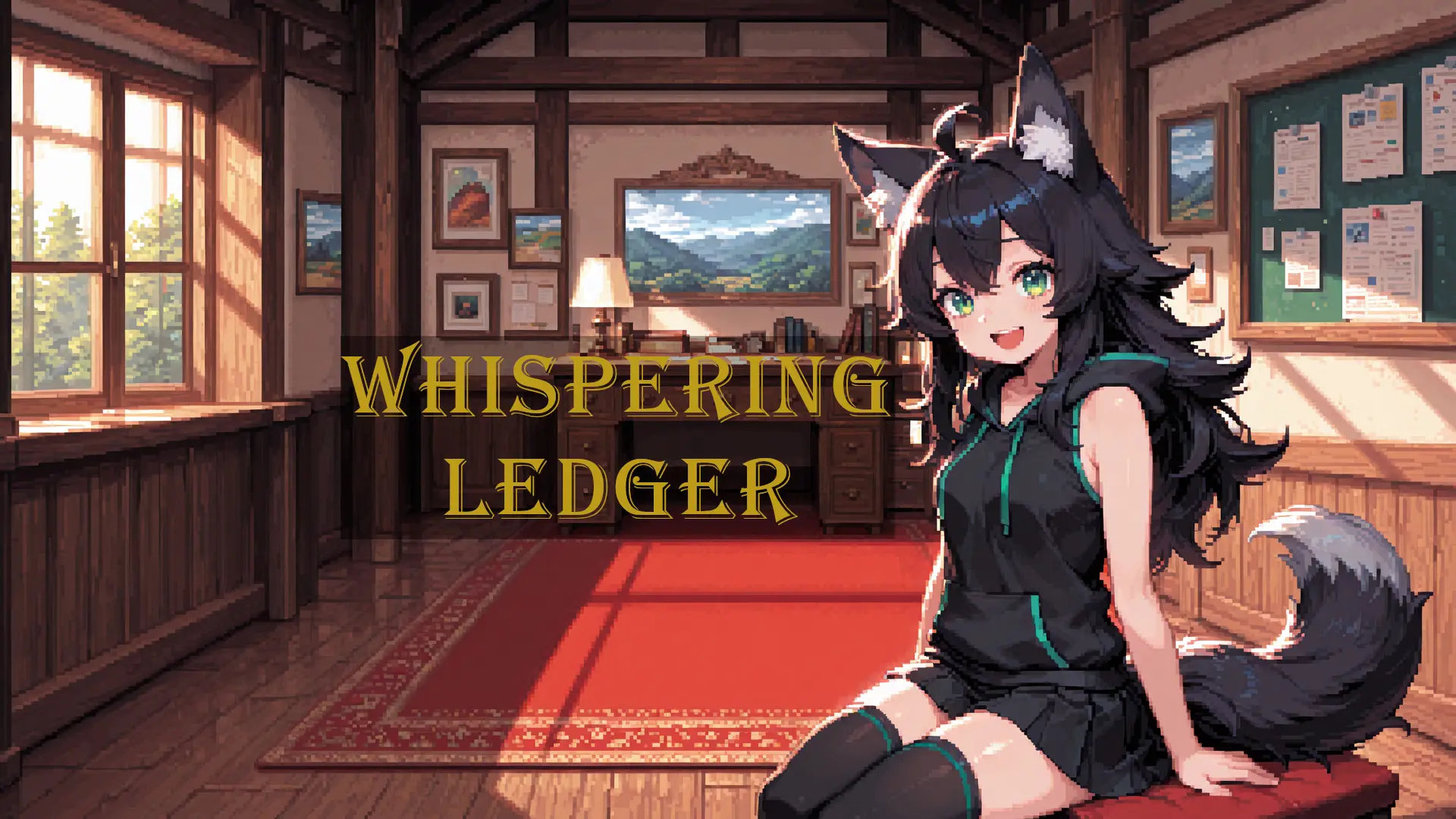 Whispering Ledger gameplay screenshot 1 (Ren'Py adult game) by WispDev – free download