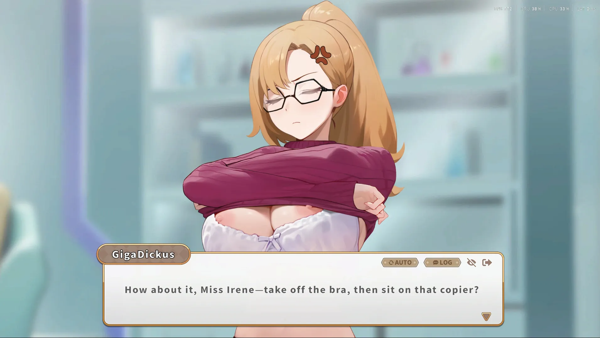 Isekai Big Dick gameplay screenshot 6 (Ren'Py adult game) by Hippo Games – free download