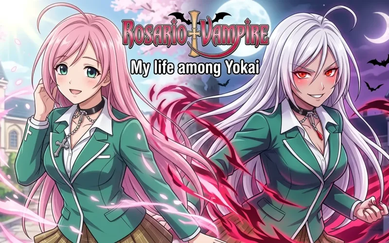 Rosario + Vampire cover 0.4.0 – Ren'Py adult game by Pink Hare free download