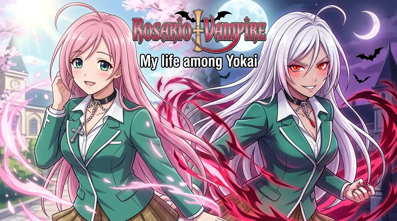 Rosario + Vampire cover 0.4.0 – Ren'Py adult game by Pink Hare free download