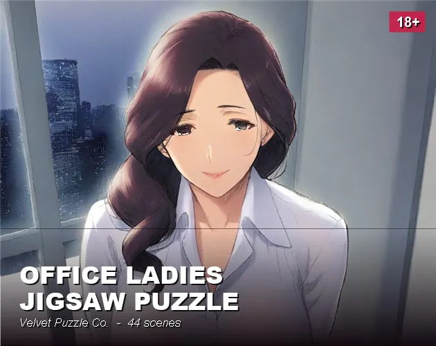 Office Ladies Jigsaw Puzzle cover V1.2 – Unity adult game by Velvet Puzzle Co. free download