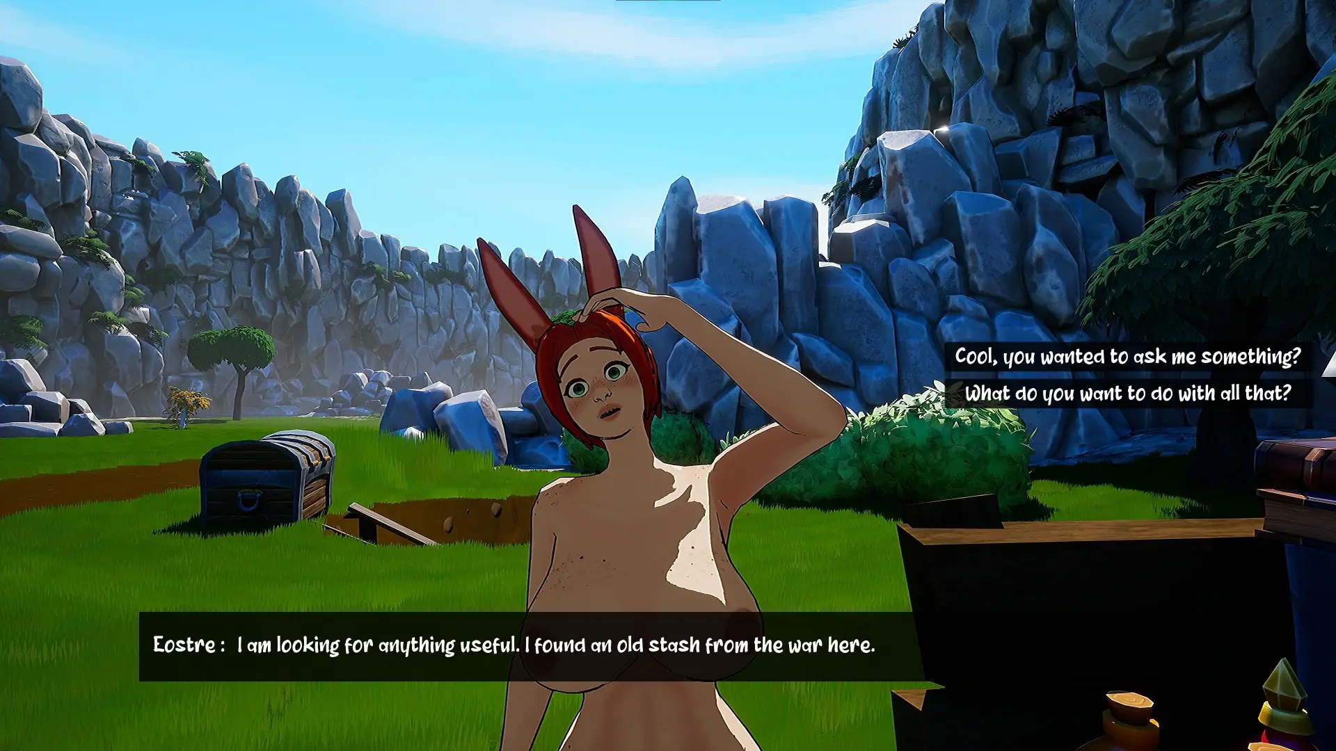 Monster Girls Escapade gameplay screenshot 2 (Ren'Py adult game) by Evius Laboratory – free download