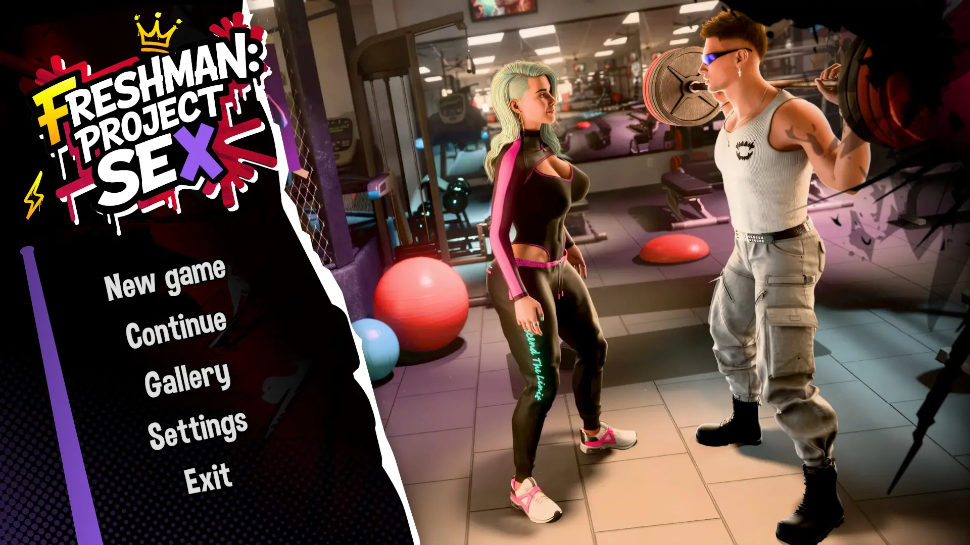 FRESHMAN: Project SEX gameplay screenshot 5 (Ren'Py adult game) by Lewd Star – free download