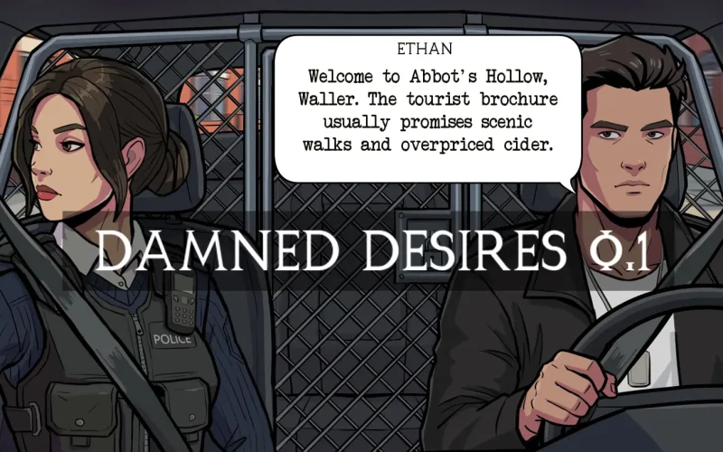 Damned Desires cover 0.2 – Ren'Py adult game by DuckHeal free download