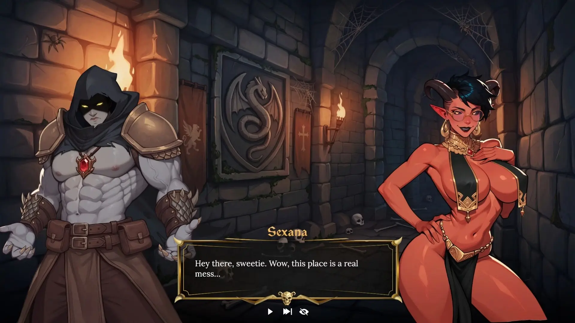 Lewd Dungeon Manager gameplay screenshot 11 (Ren'Py adult game) by Lewd Star – free download