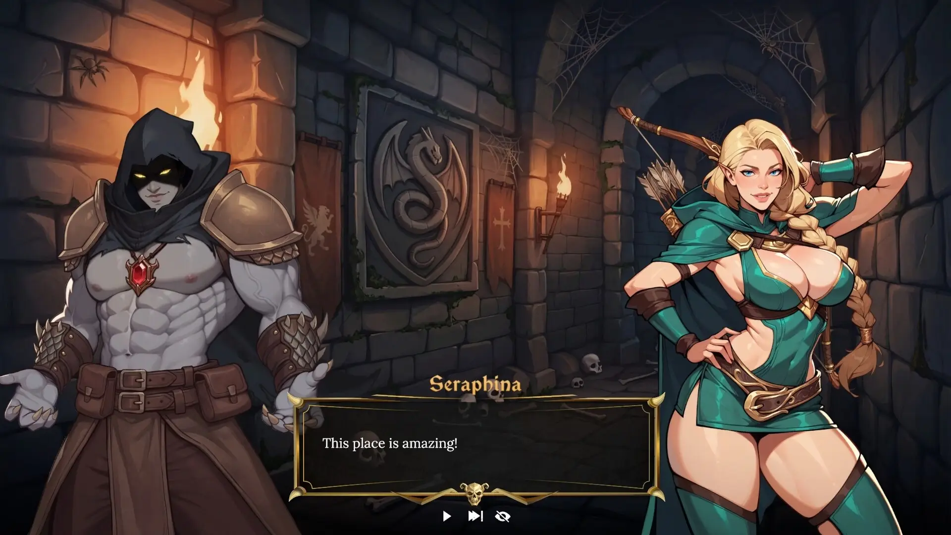 Lewd Dungeon Manager gameplay screenshot 6 (Ren'Py adult game) by Lewd Star – free download