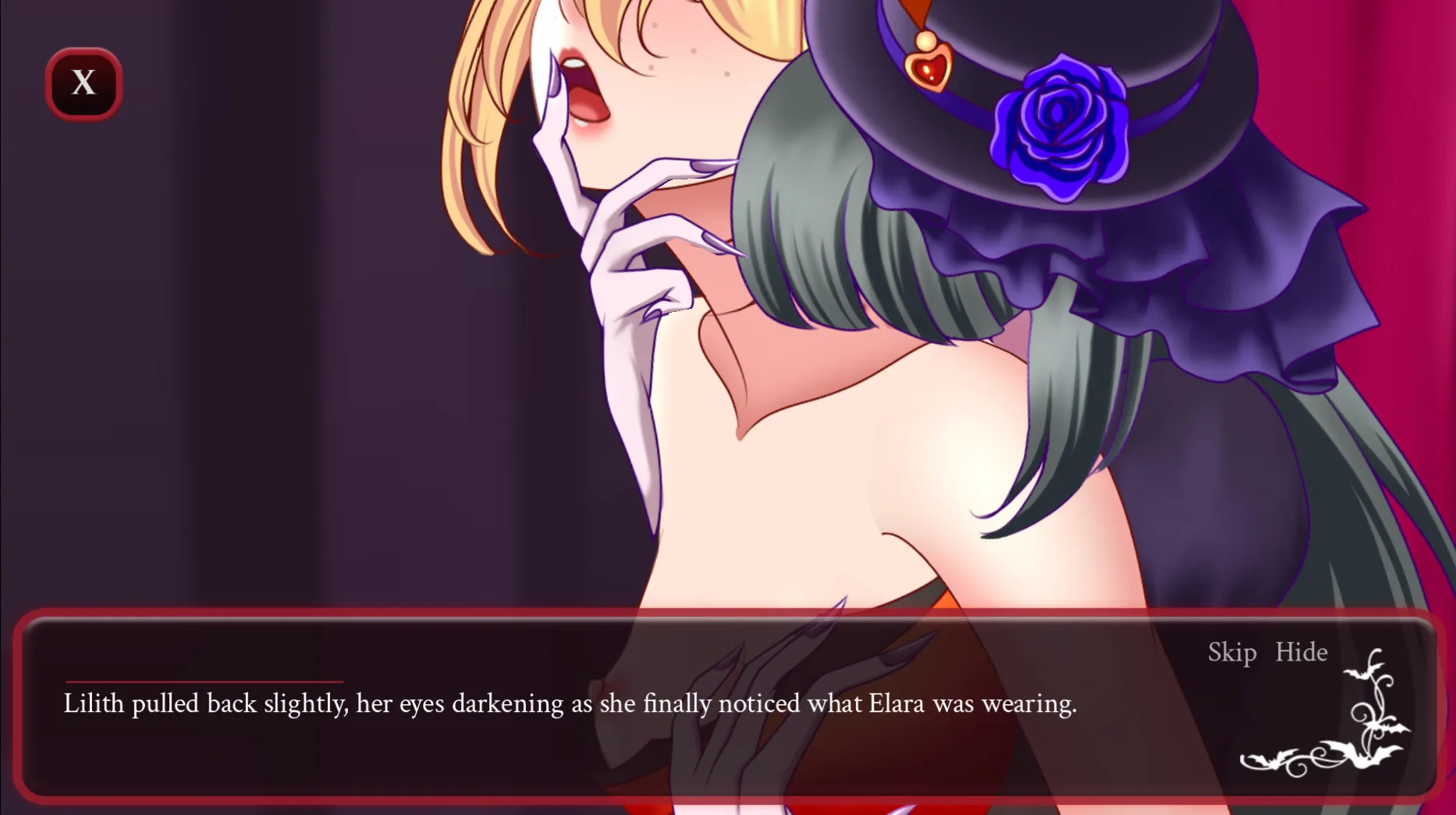Crimson Fate gameplay screenshot 6 (Godot adult game) by Fleurdelis the W – free download