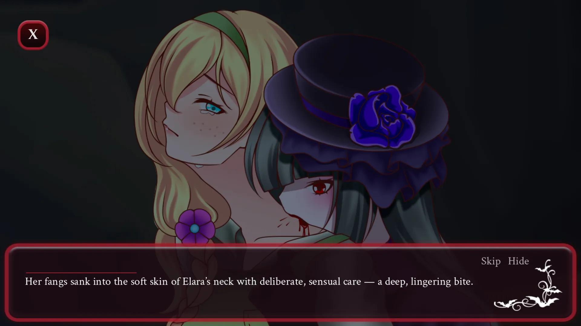 Crimson Fate gameplay screenshot 5 (Godot adult game) by Fleurdelis the W – free download