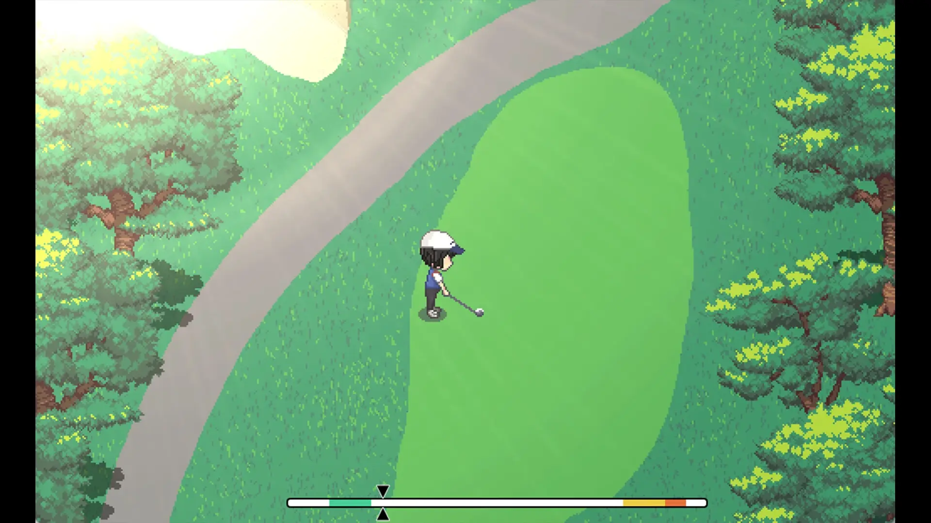 Splash Shot Golf Legend gameplay screenshot 7 (Ren'Py adult game) by TANUKIHOUSE – free download
