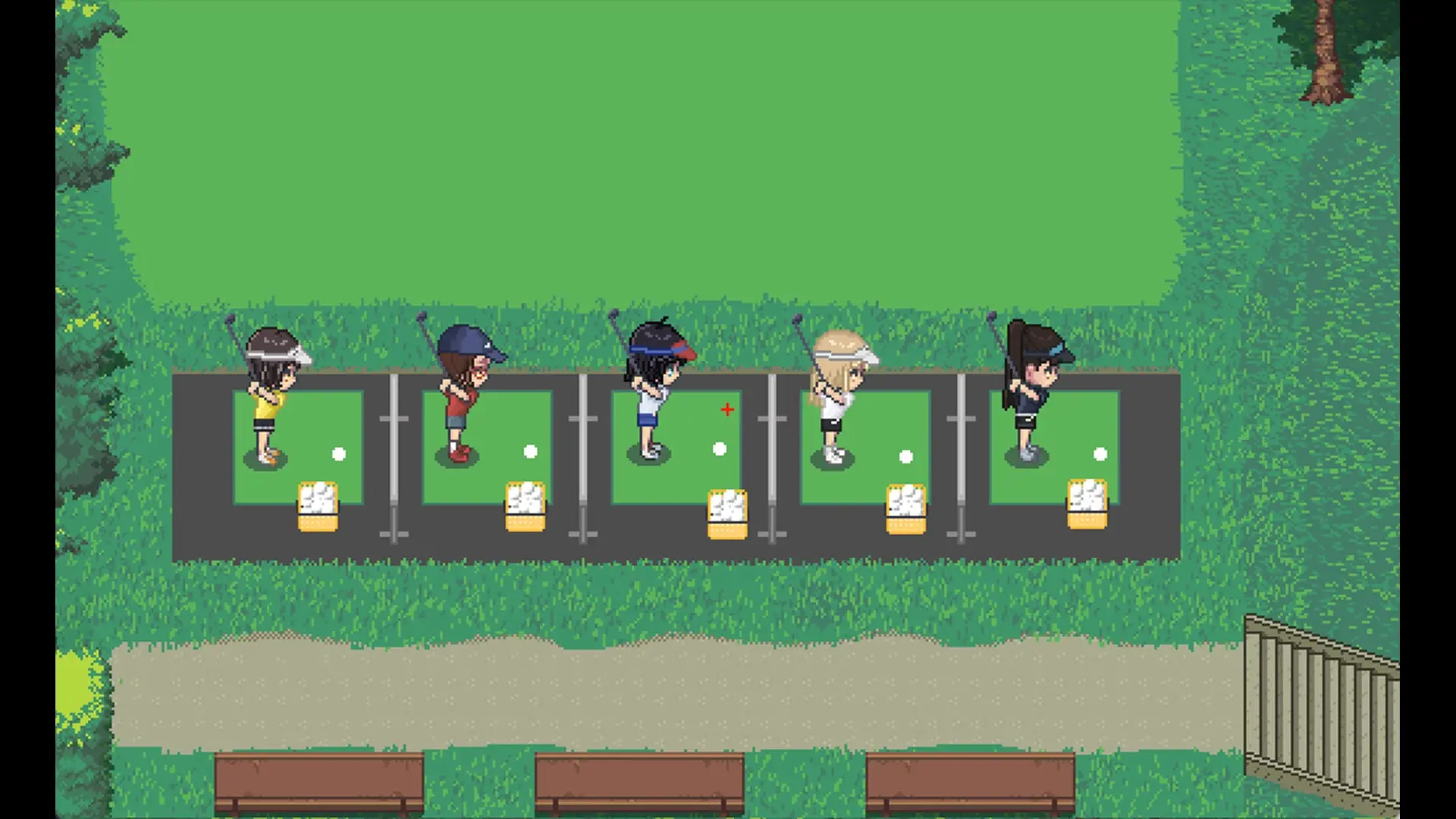 Splash Shot Golf Legend gameplay screenshot 6 (Ren'Py adult game) by TANUKIHOUSE – free download