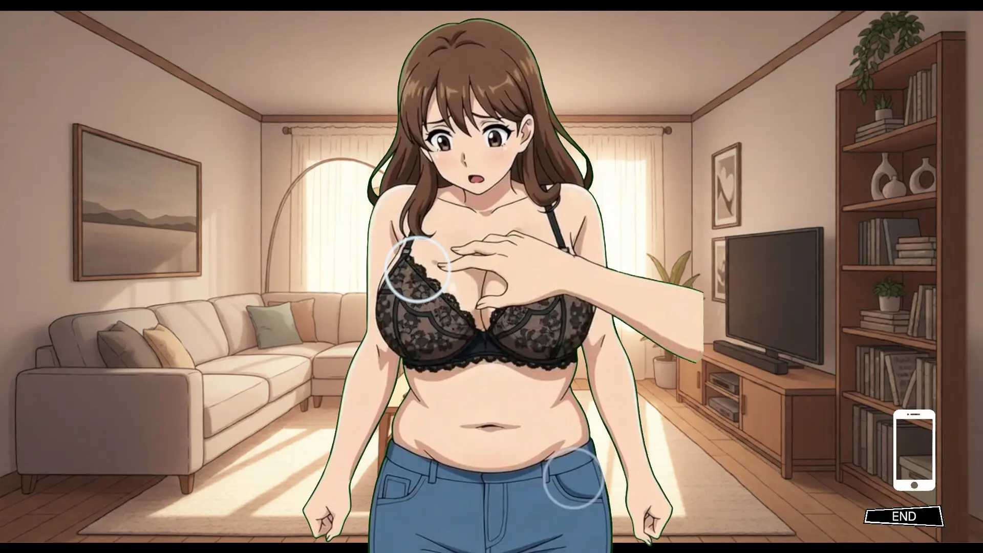 The Infinite Box gameplay screenshot 1 (Ren'Py adult game) by LedgeGrab – free download