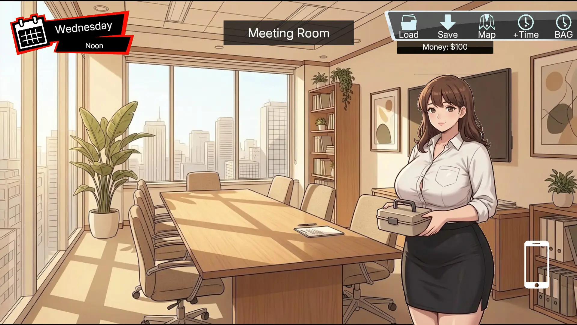 The Infinite Box gameplay screenshot 2 (Ren'Py adult game) by LedgeGrab – free download