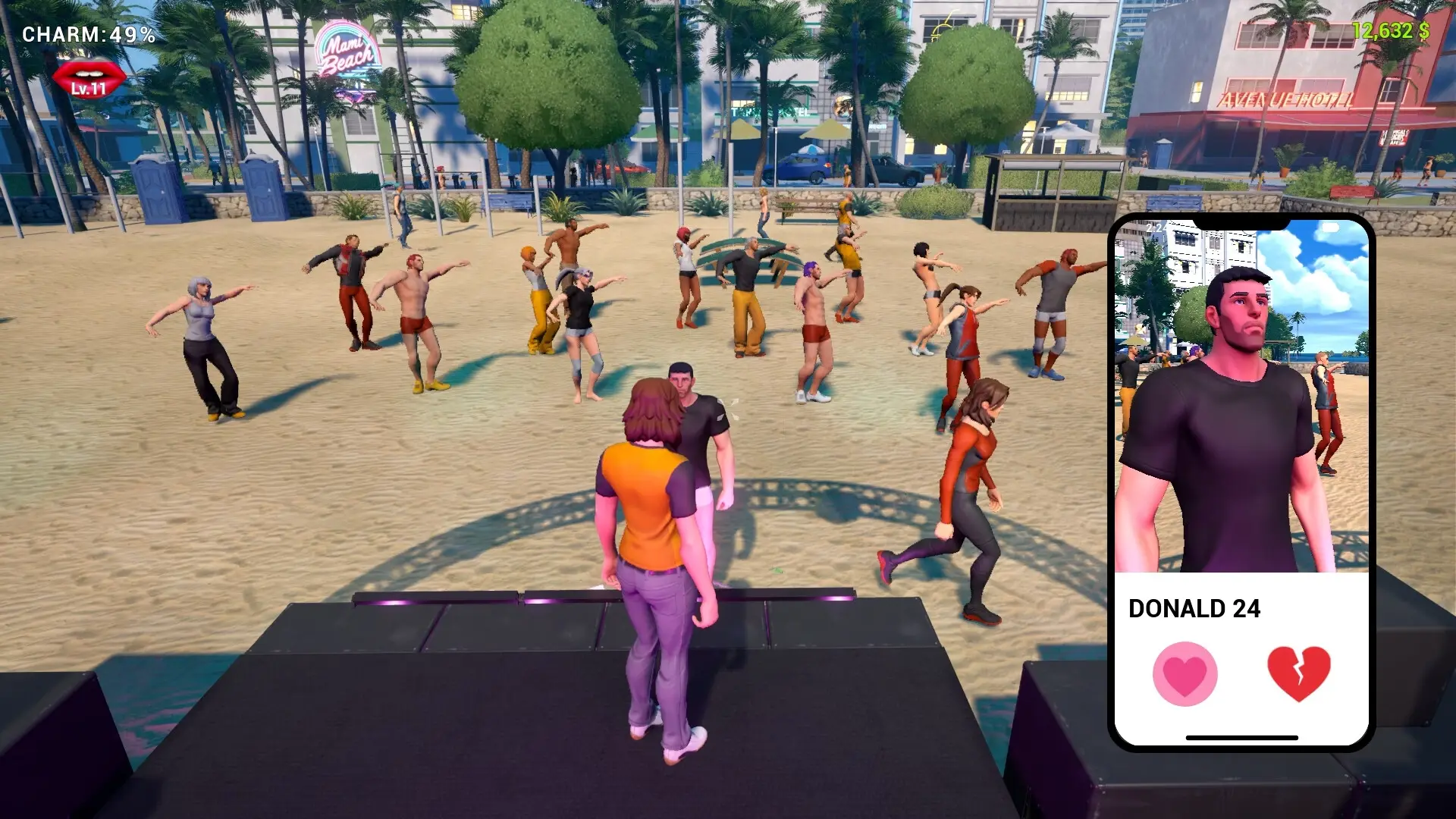 Pattaya Simulator gameplay screenshot 7 (Ren'Py adult game) by N-nic Studio – free download