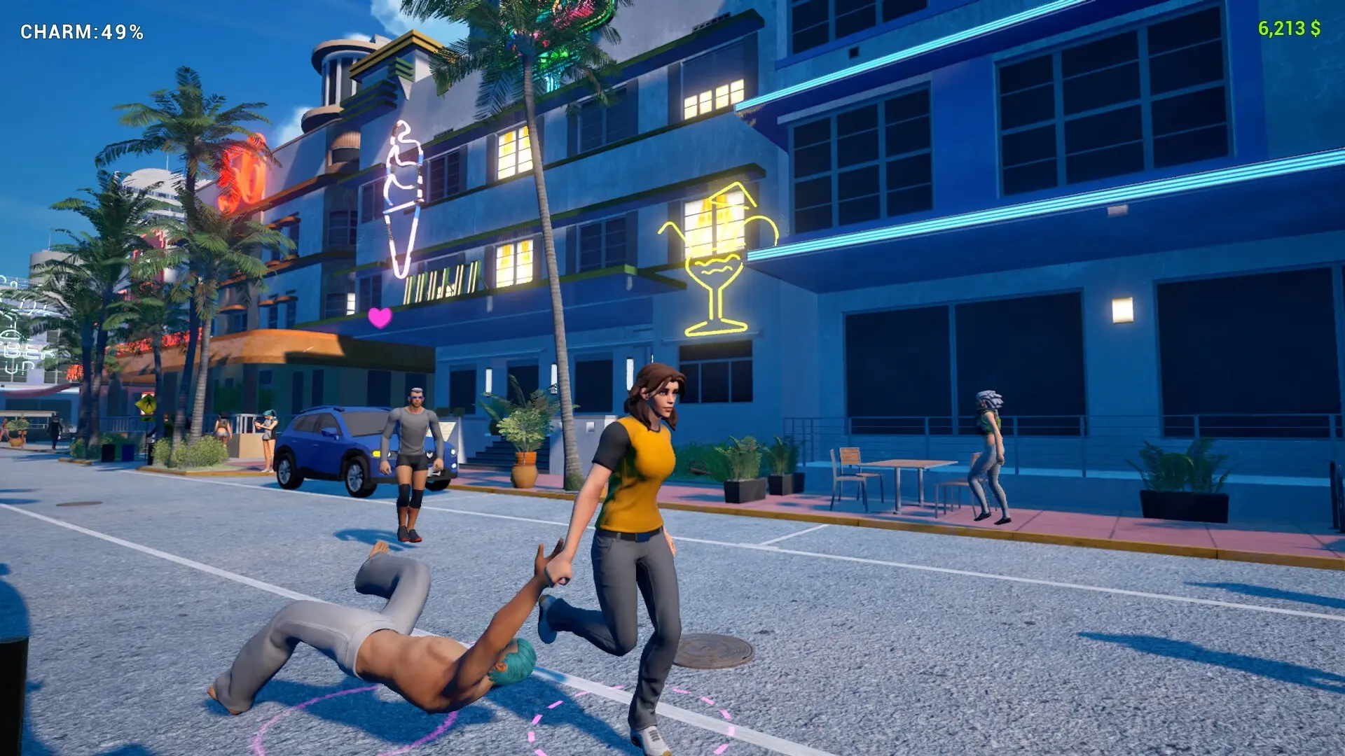 Pattaya Simulator gameplay screenshot 6 (Ren'Py adult game) by N-nic Studio – free download