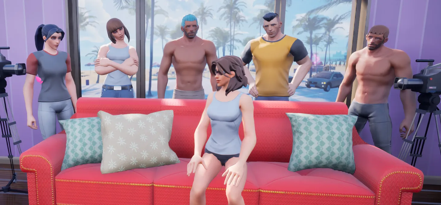 Pattaya Simulator gameplay screenshot 1 (Ren'Py adult game) by N-nic Studio – free download
