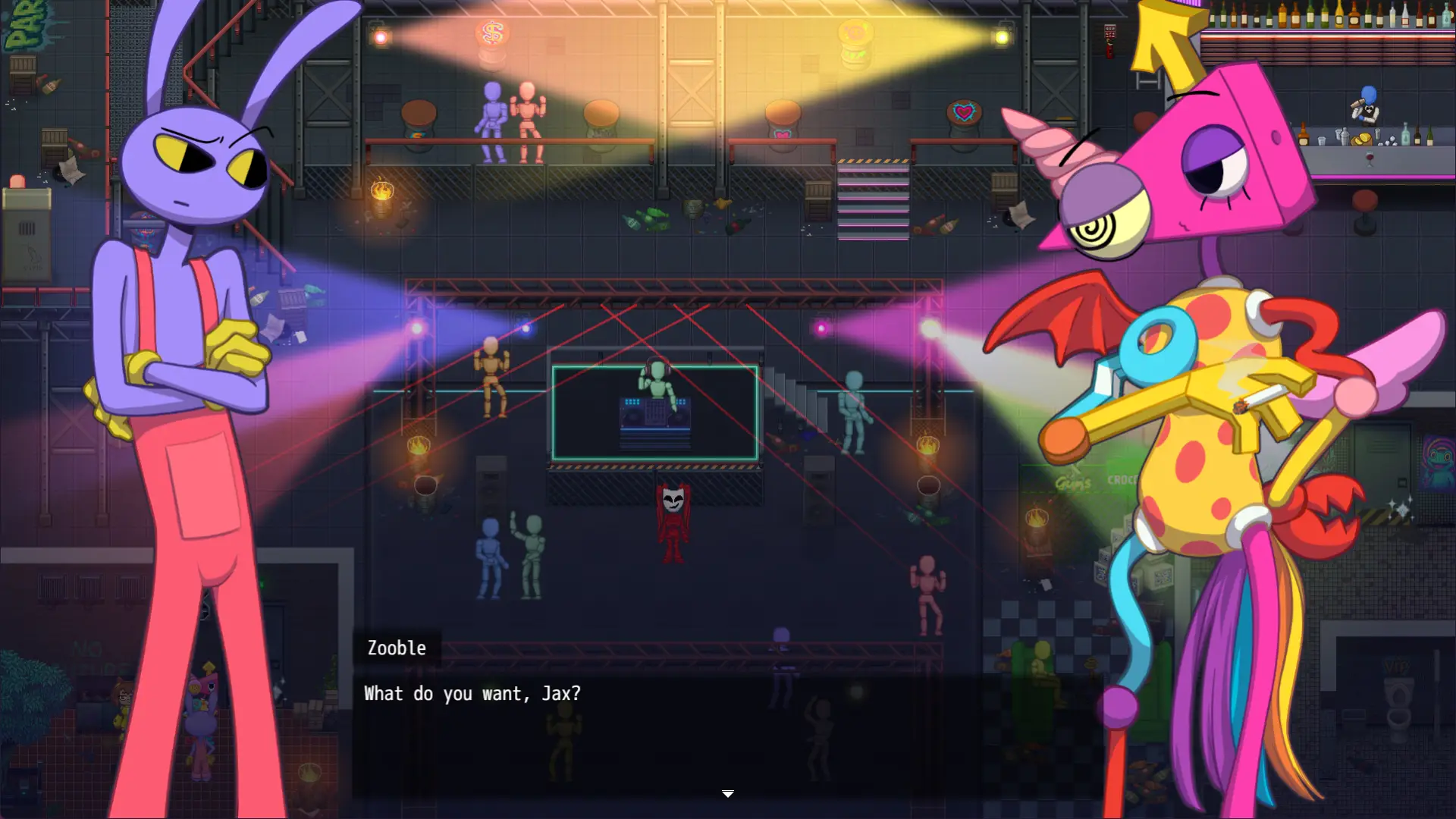 The Amazing Digital LEWD Circus gameplay screenshot 8 (Ren'Py adult game) by Somnambula LinkTree – free download