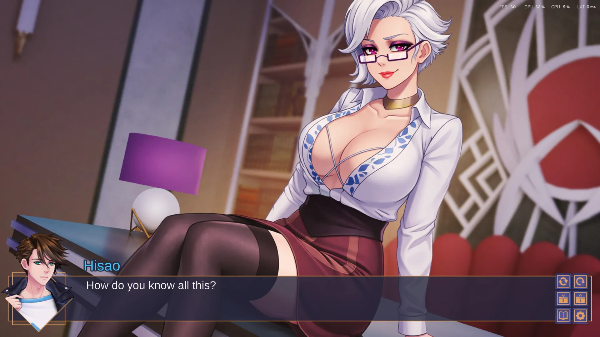 Lust Demon Hunt gameplay screenshot 2 (Ren'Py adult game) by AceCream – free download