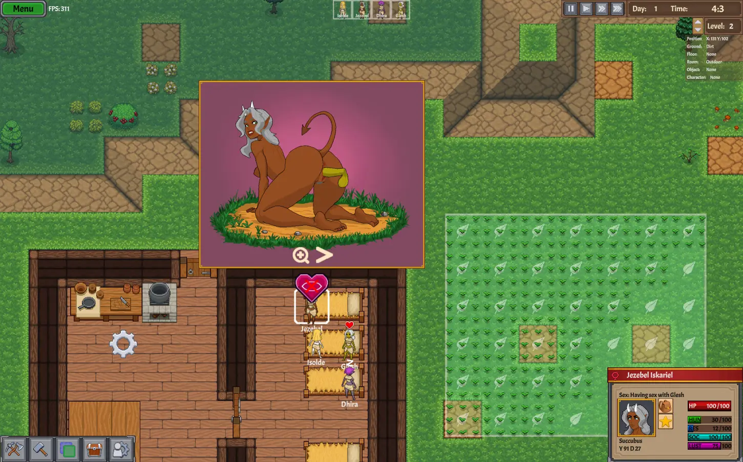 MystGrove gameplay screenshot 4 (Ren'Py adult game) by ABitBuggy – free download
