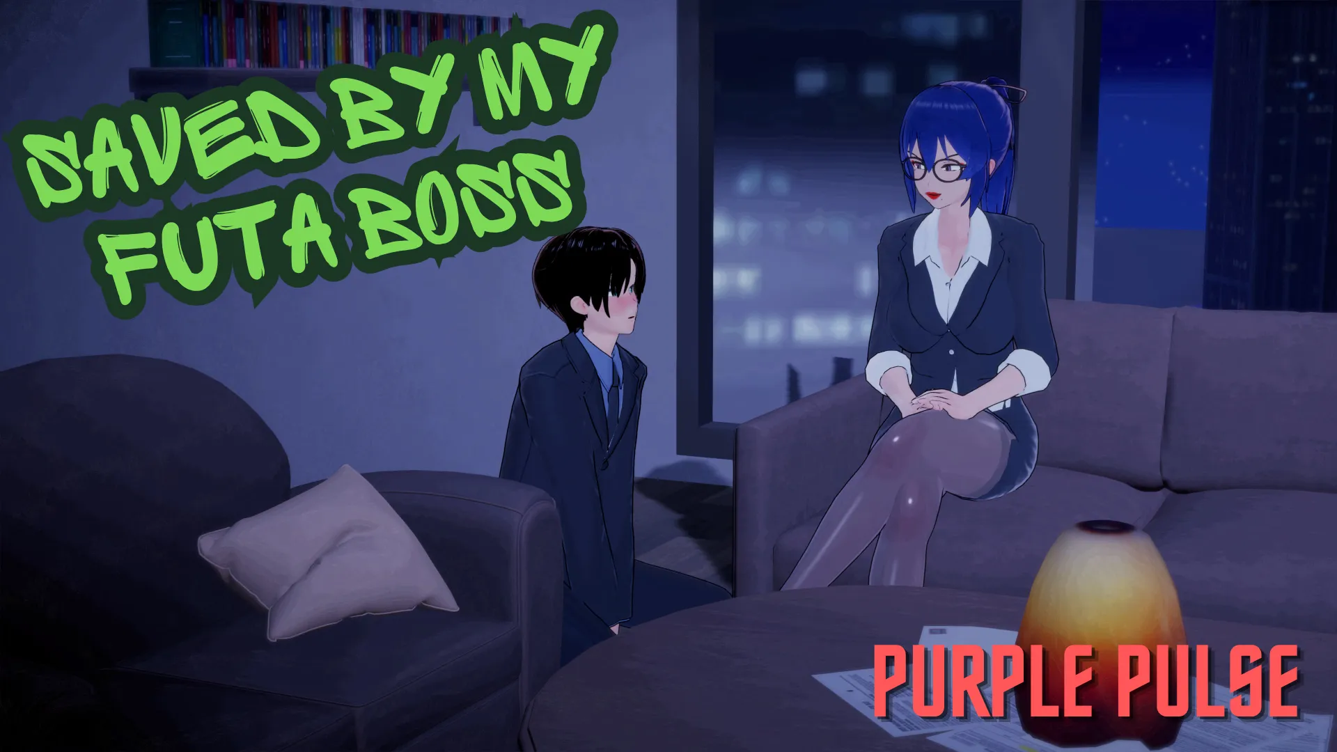 Saved By My Futa Boss gameplay screenshot 7 (Ren'Py adult game) by Purple Pulse – free download
