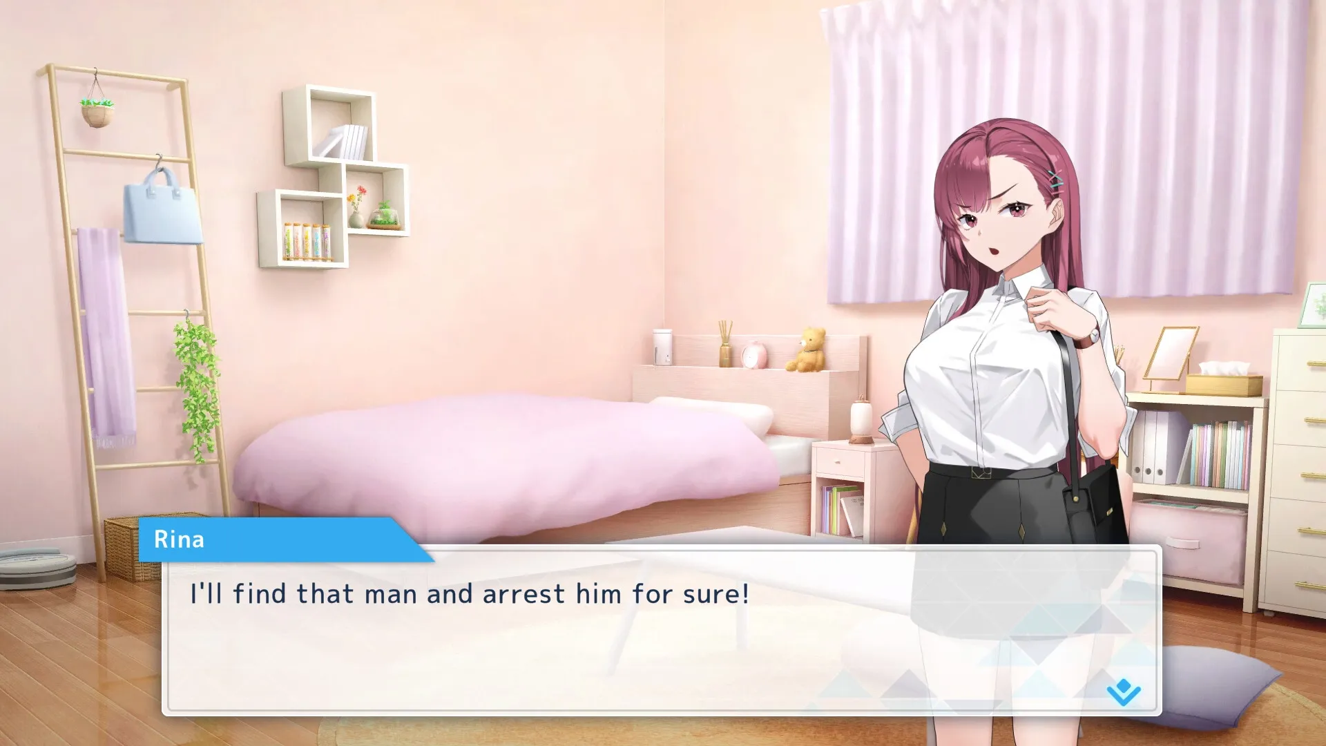 Rina’s Undercover Train Operation gameplay screenshot 1 (Ren'Py adult game) by Metamorphose – free download